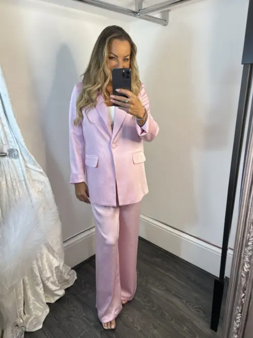 pink suit
