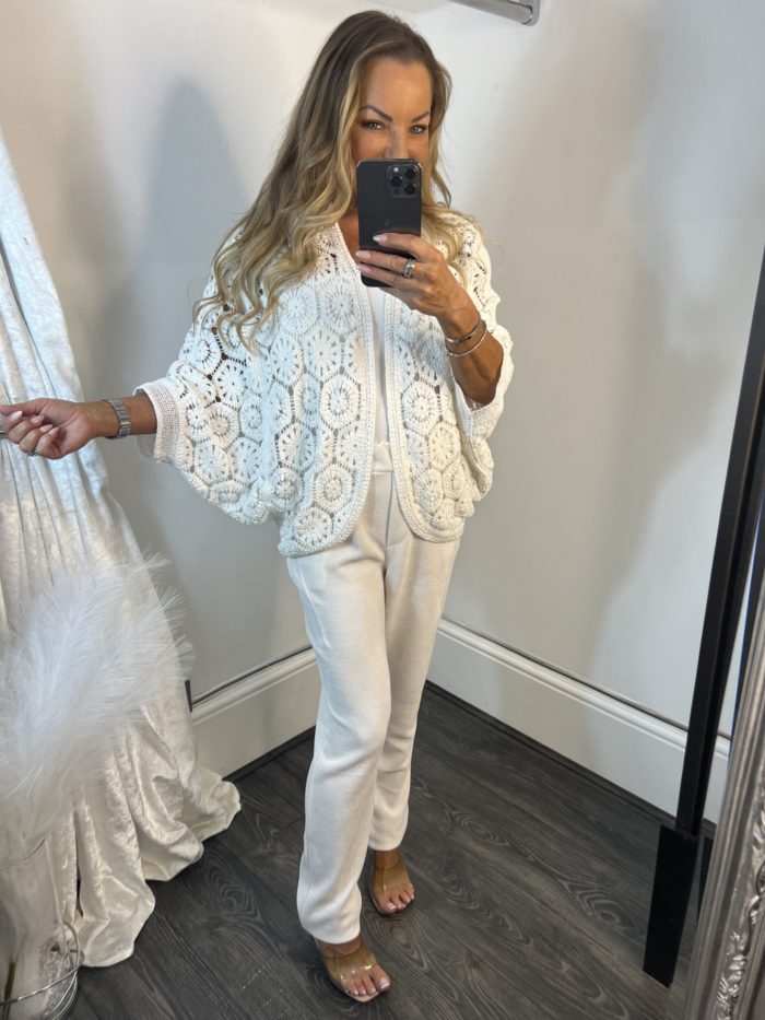 Crochet Bat Wing Cardigan