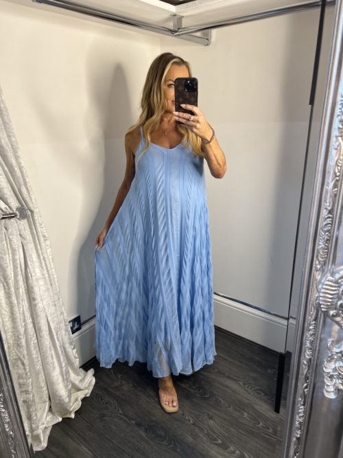 blue medh ng dress