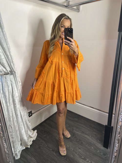 orange em tunicdress 1