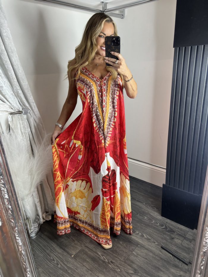Beaded Maxi Dress - Image 3