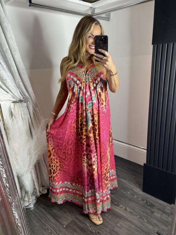 Beaded Maxi Dress