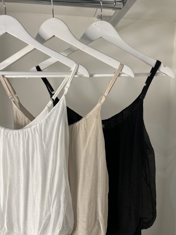 Silk Mix Spaghetti Strap Detail Jumpsuit - Image 5