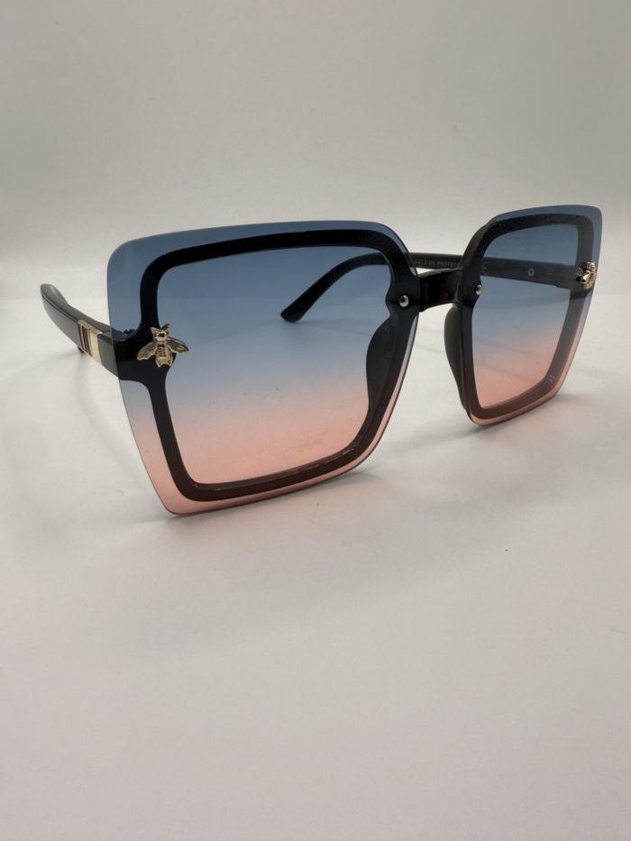 Square Bee Design Sunglasses - Image 2