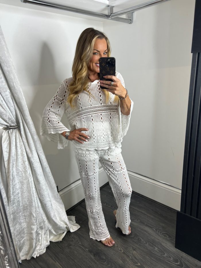 Thin Crochet Knit Co-ord