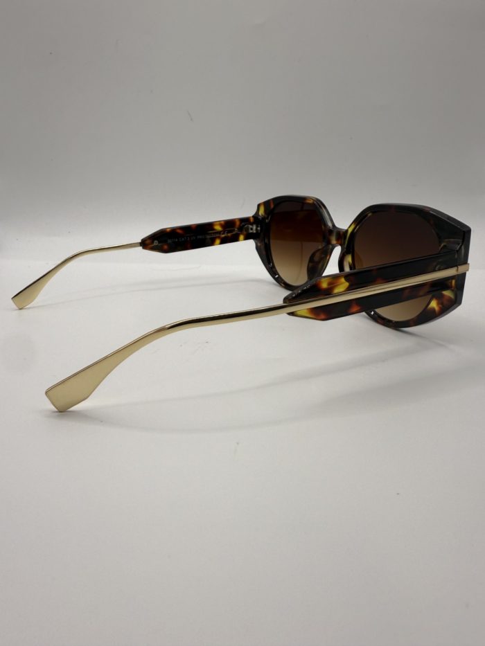 Gold Bar Detail Sunglasses - Image 2