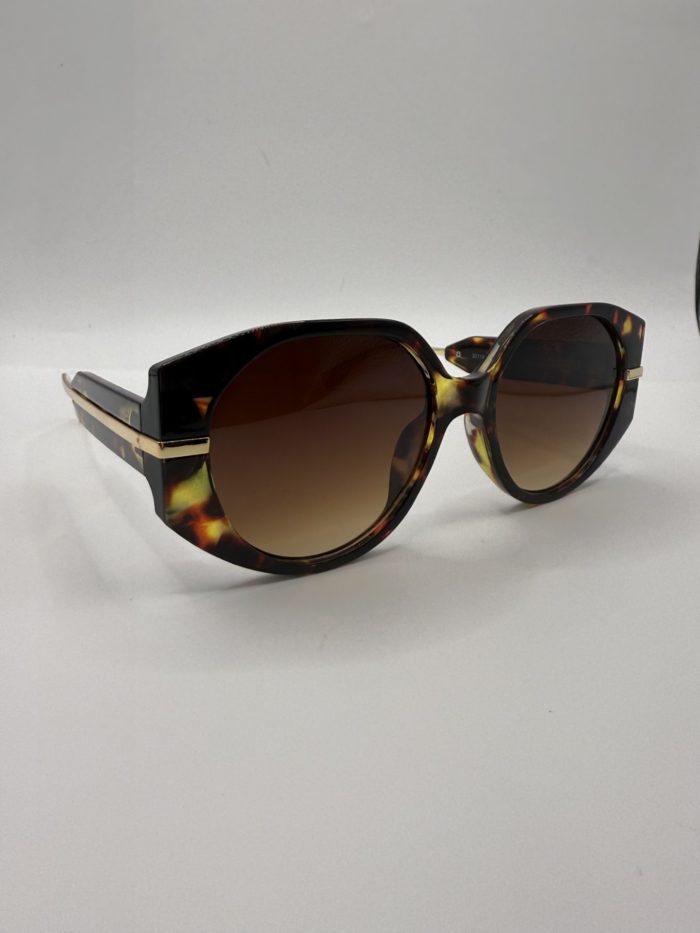 Gold Bar Detail Sunglasses
