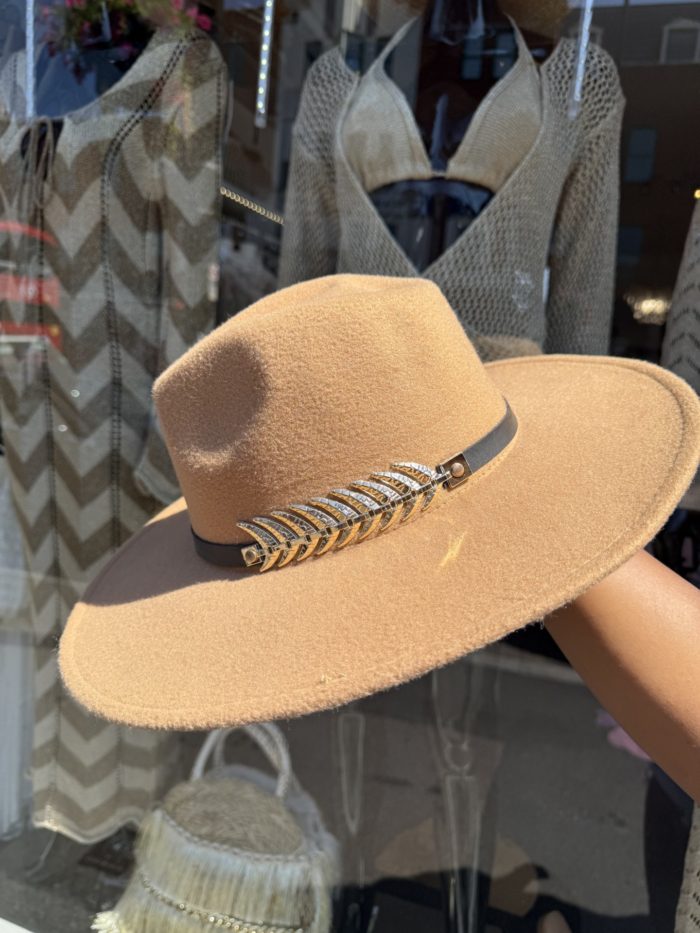 Gold Feather Hat - Image 3