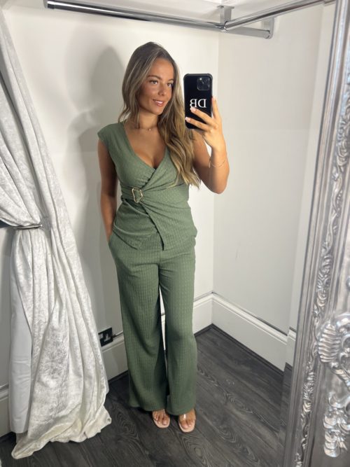 green gold buclelonge set 1