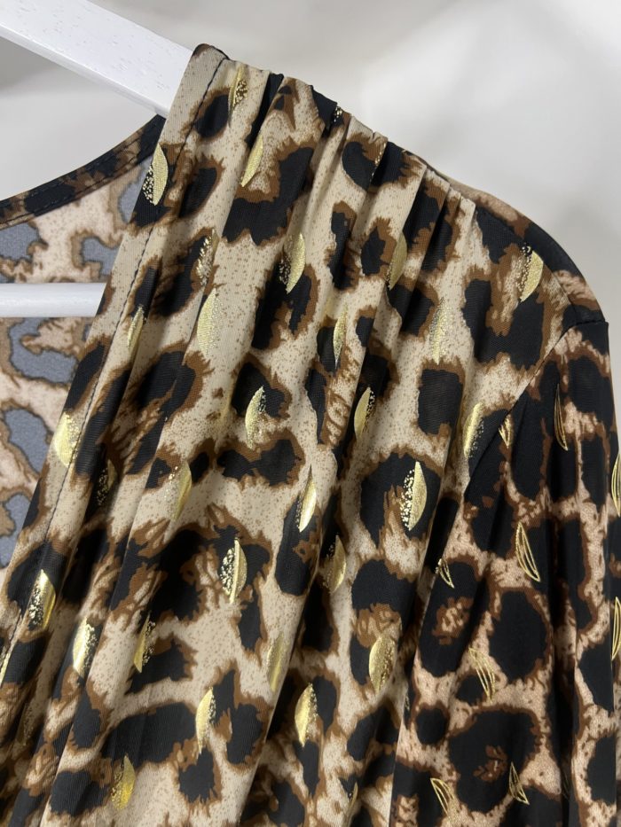 Lycra Feel Animal Print Jumpsuit - Image 3