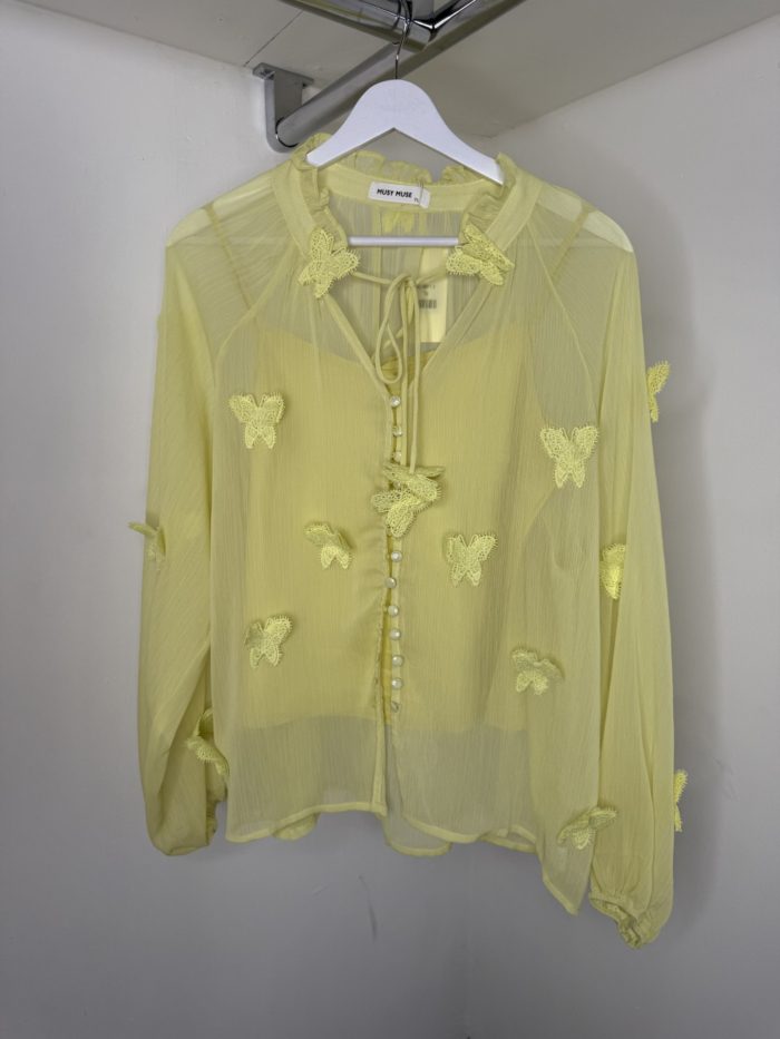 Butterfly Blouses With Vest Insert - Image 3