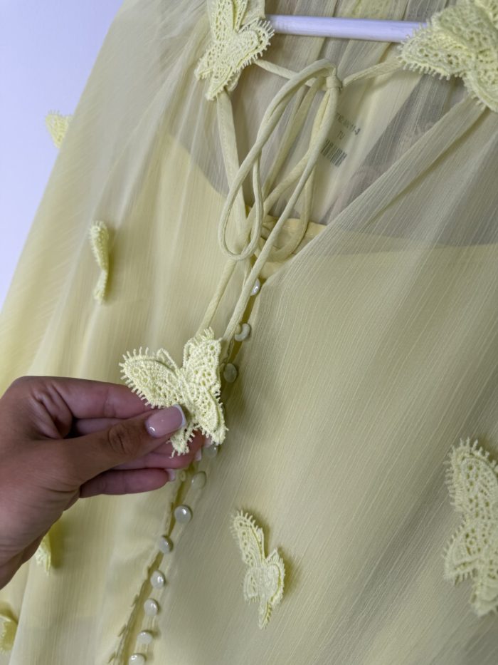 Butterfly Blouses With Vest Insert - Image 8