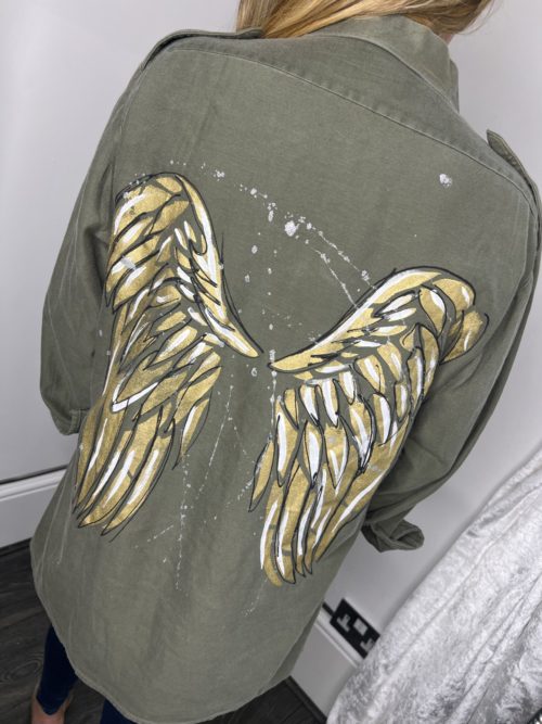 ange back parka jacket