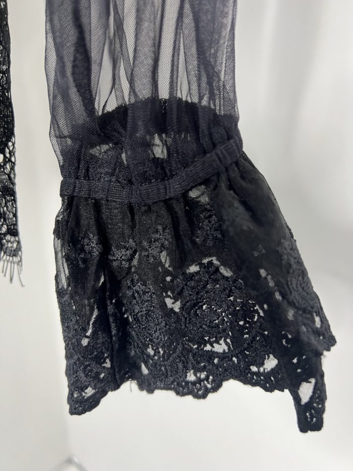 Lace Flared Cuff Blouse - Image 4