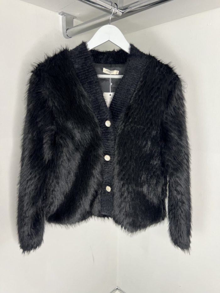 Faux Fur Coatigan - Image 8