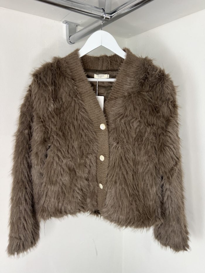 Faux Fur Coatigan - Image 6