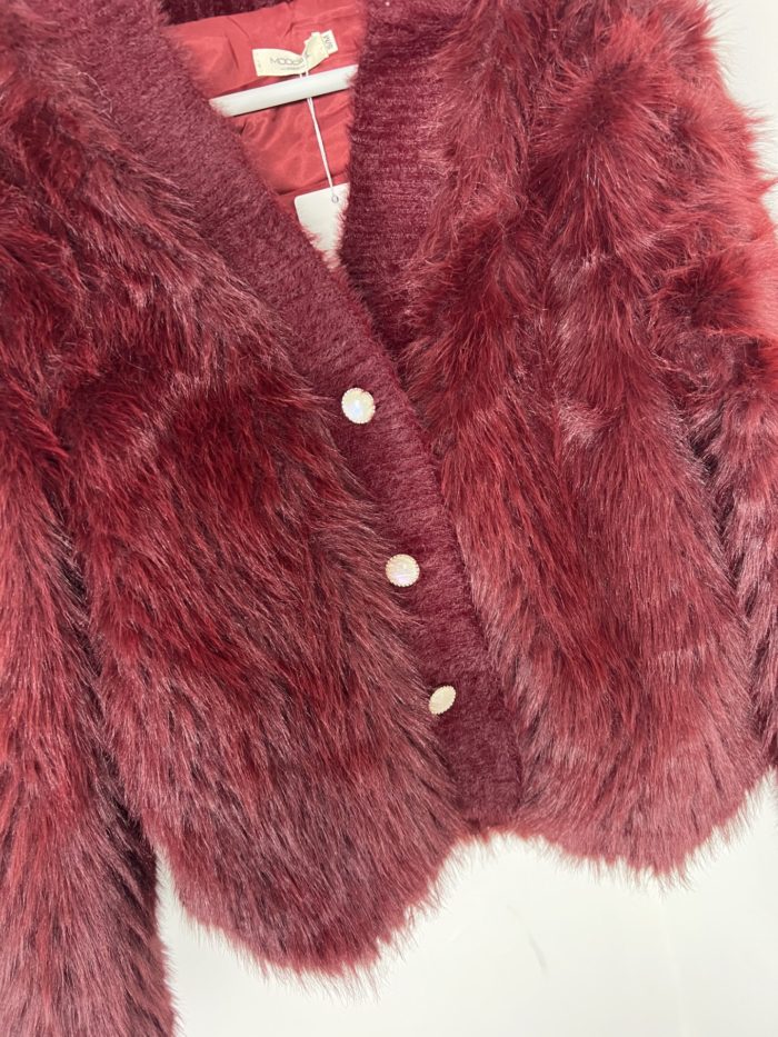 Faux Fur Coatigan - Image 2