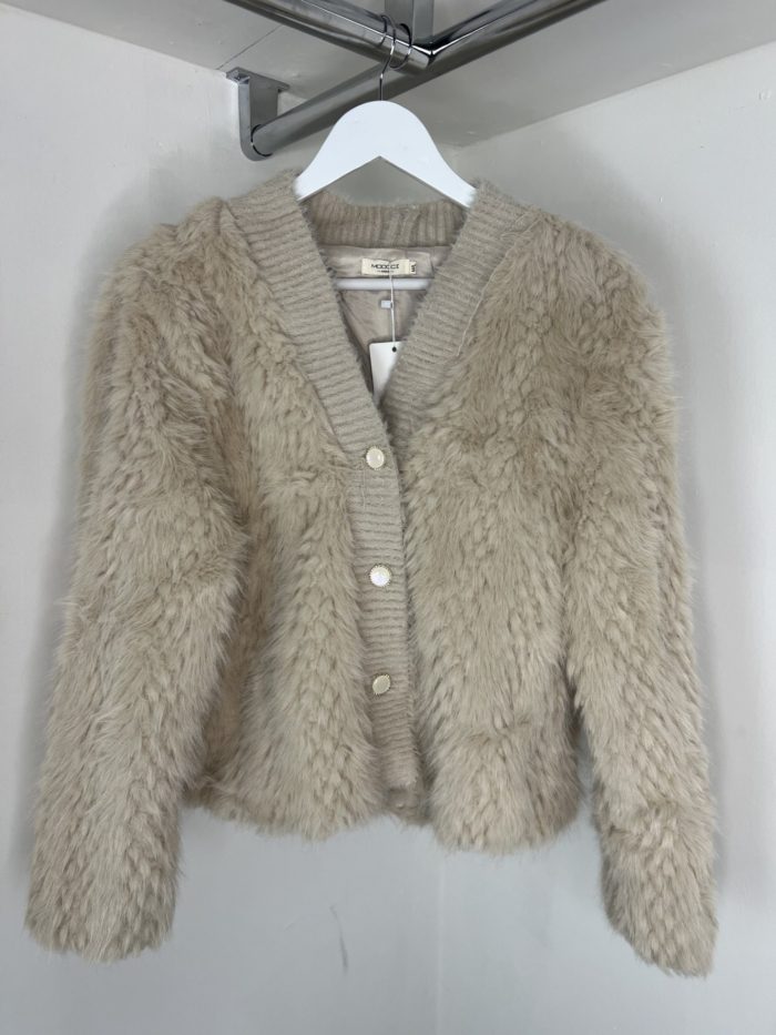 Faux Fur Coatigan - Image 3