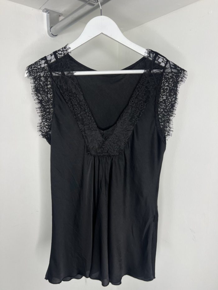 Lace Detail Vest Top - Image 6