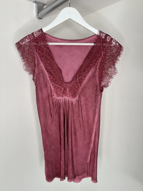 lace vest burgundy