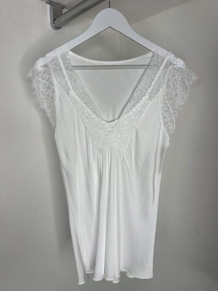 Lace Detail Vest Top - Image 2