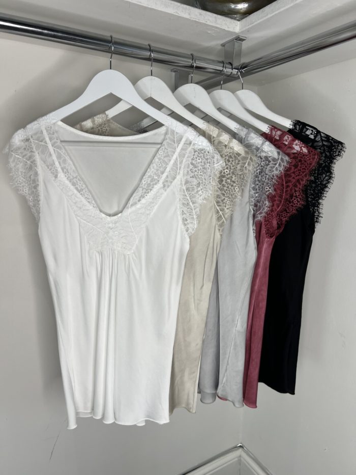Lace Detail Vest Top