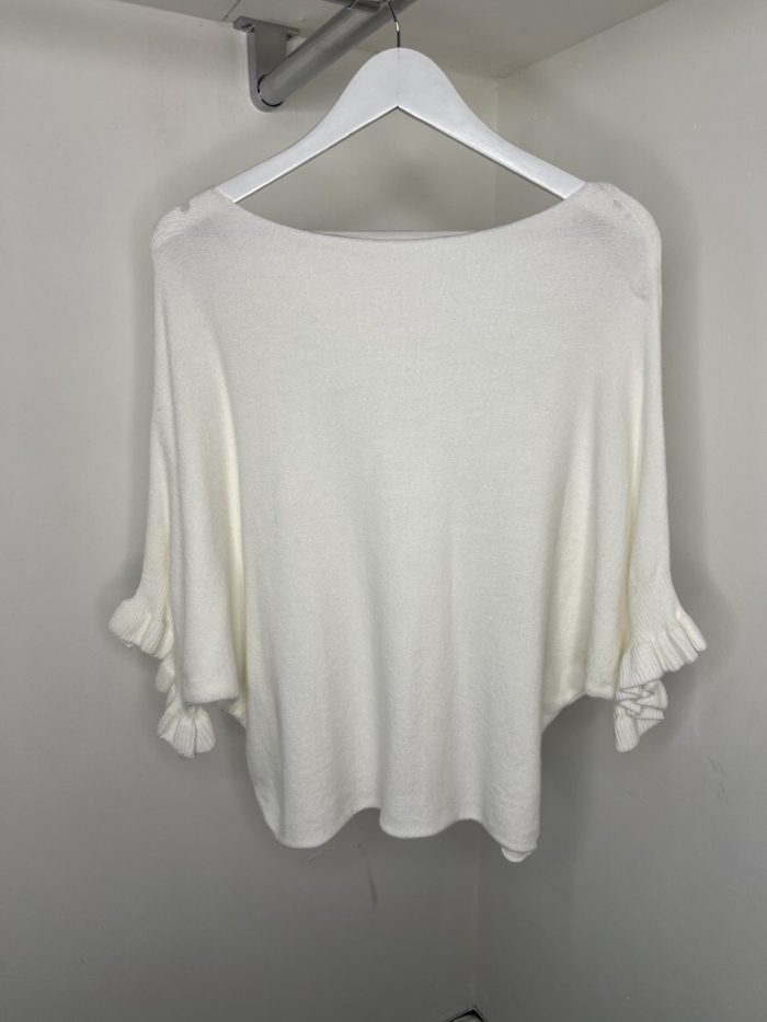 Cashmere Feel Frill Cuff Jumpers - Image 2