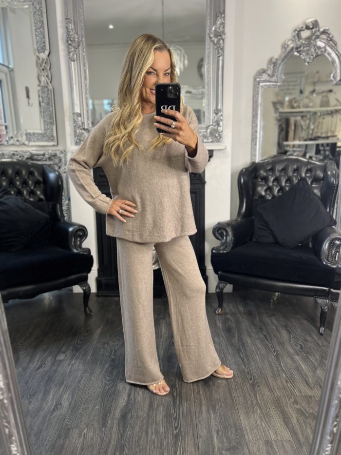 Cashmere Feel Wide Leg Co-ord