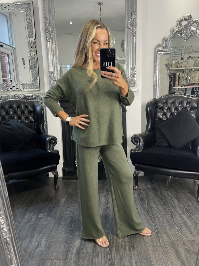 Cashmere Feel Wide Leg Co-ord - Image 4