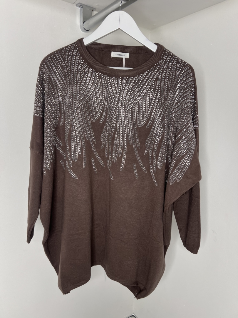 Soft Feel Jumpers With Diamonte Stud Detail - Image 4