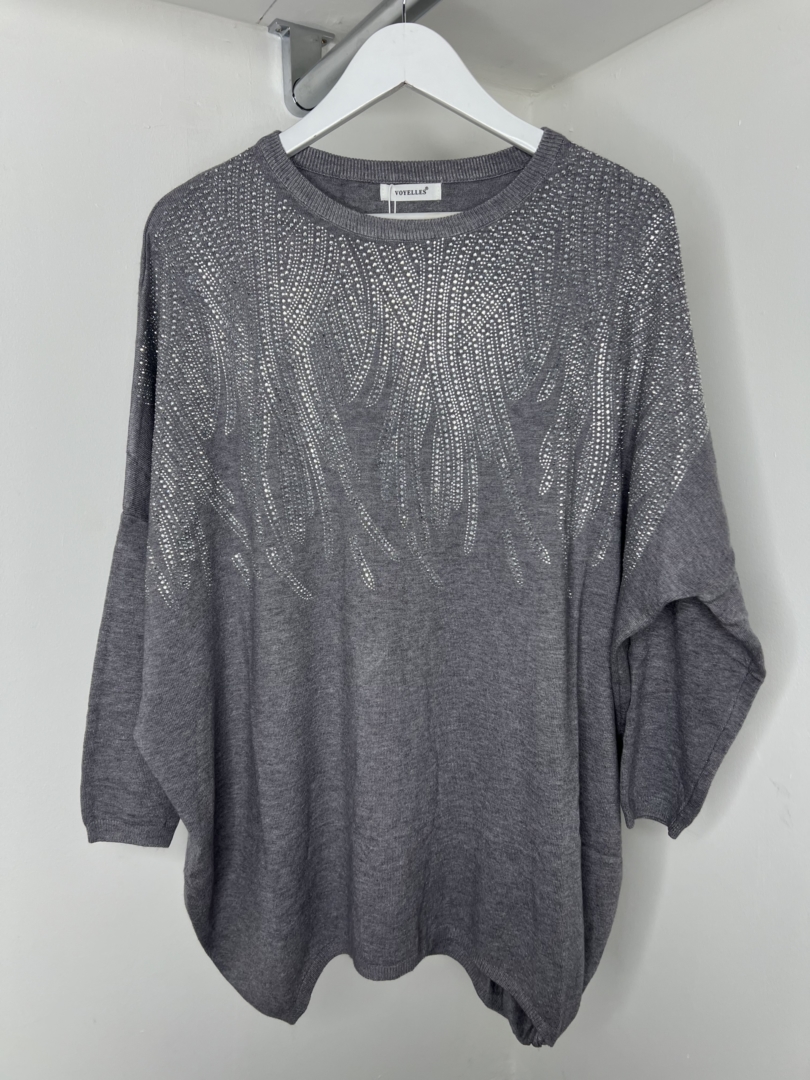 Soft Feel Jumpers With Diamonte Stud Detail - Image 7