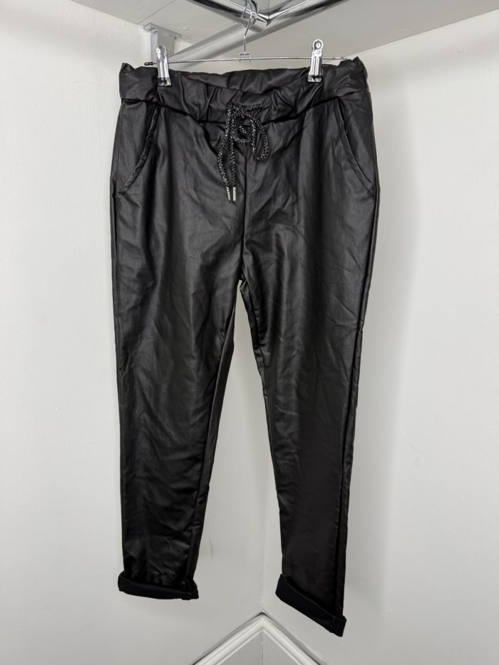 Leather Look Magic Trousers