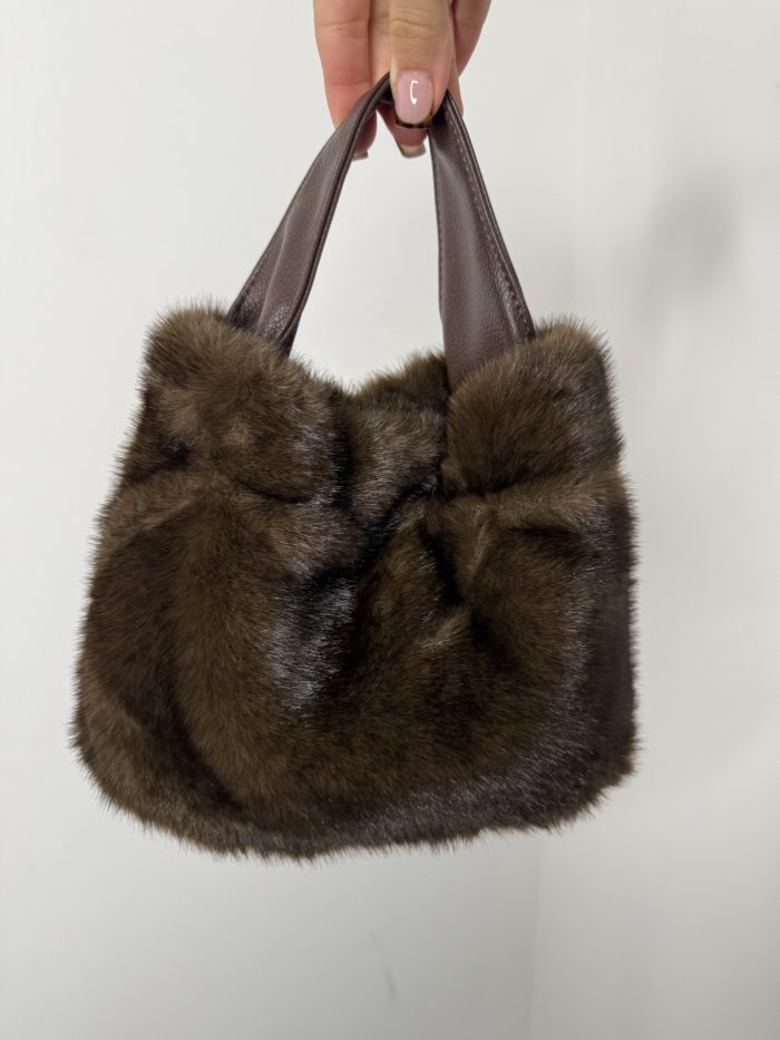 Faux Fur Mini Bag - Image 2
