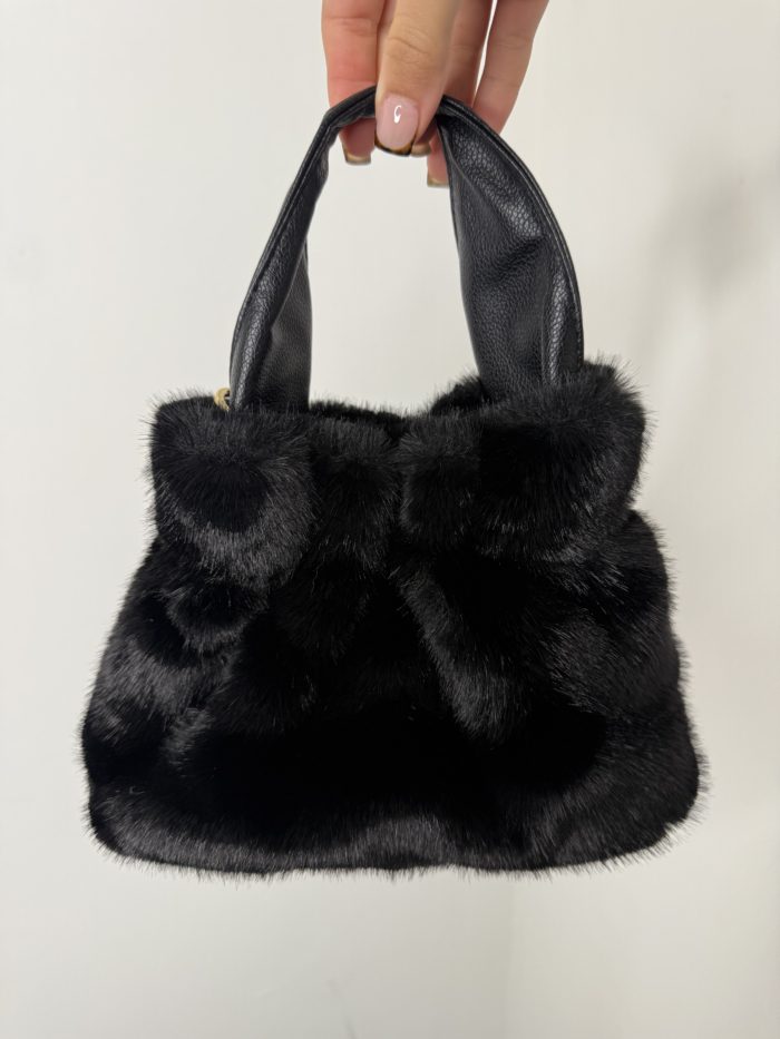 Faux Fur Mini Bag - Image 3