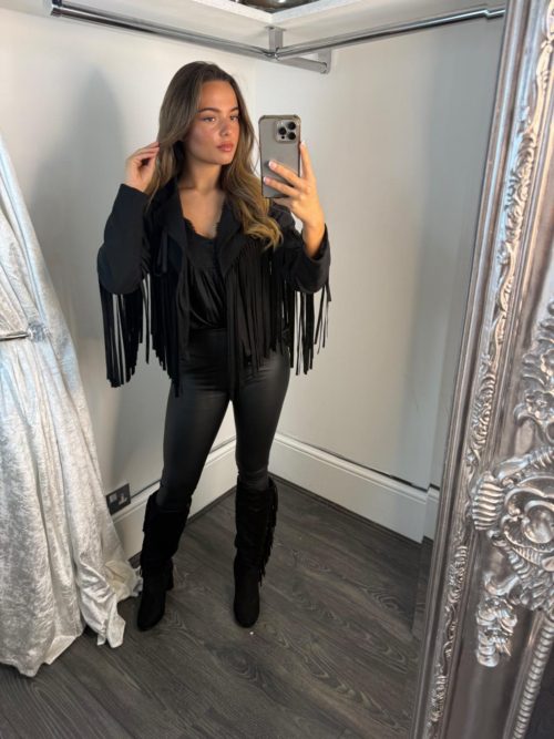 black fribge jacket