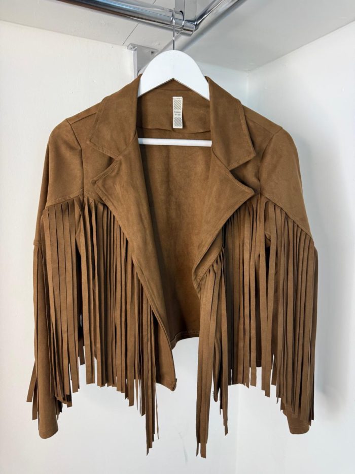 Suedette Fringe Jackets - Image 4