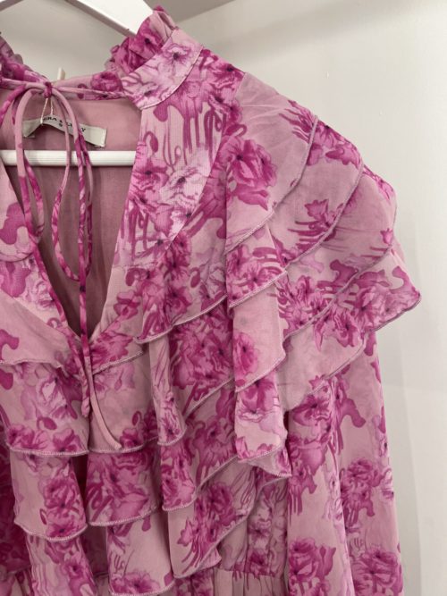 pink floral dress donna