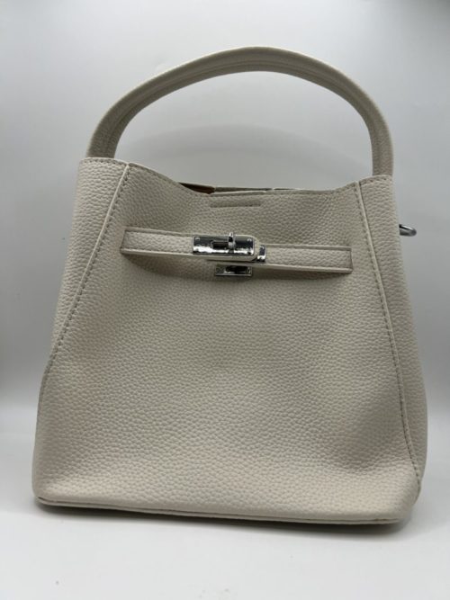 white h bag