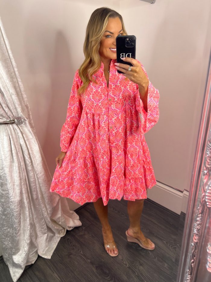 neon tunic dress