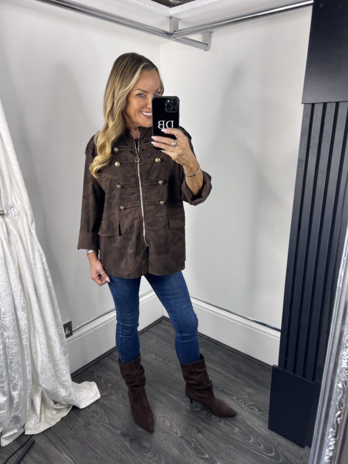 brown mj look jacket